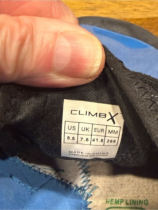 Climb X Rave Strap Climbing Shoe unisex 8.5 DESC main image 4